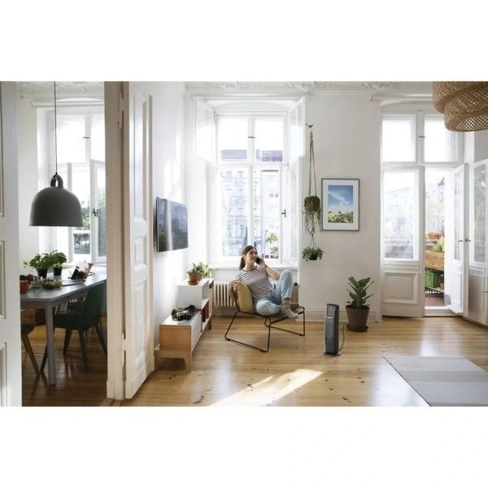 LASKO WARM-A-ROOM CT20111 DIGITAL CERAMIC TOWER HEATER WITH REMOTE 1500W